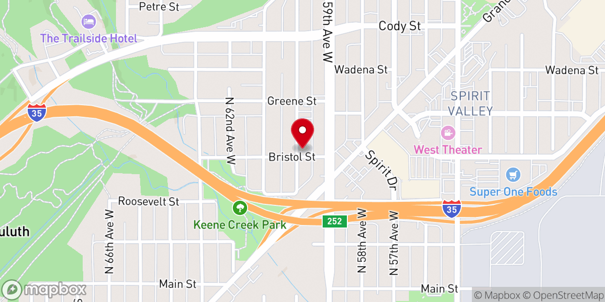 Map showing location of Abundant Life Tabernacle