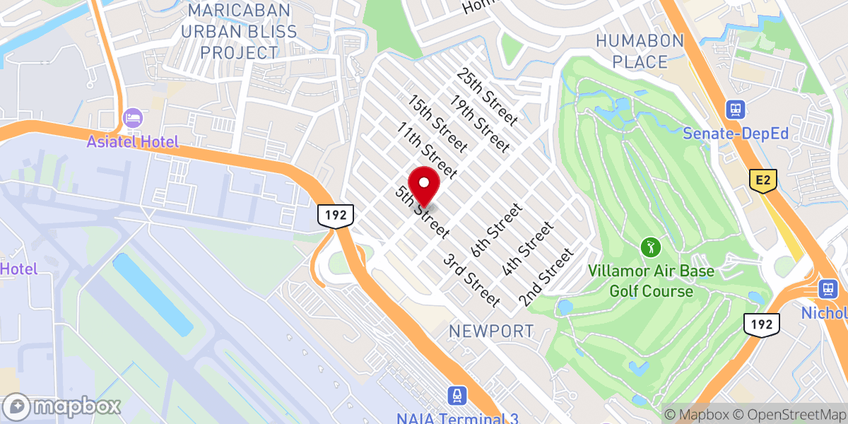 Map showing location of Nichols United Baptist Church