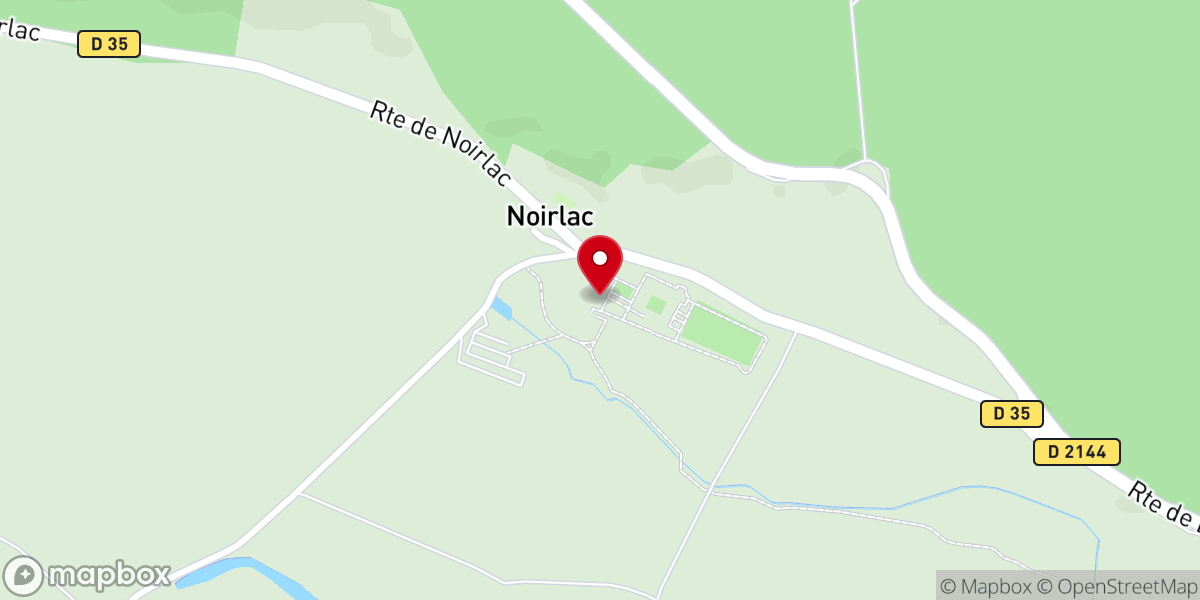 Map showing location of Abbaye de Noirlac