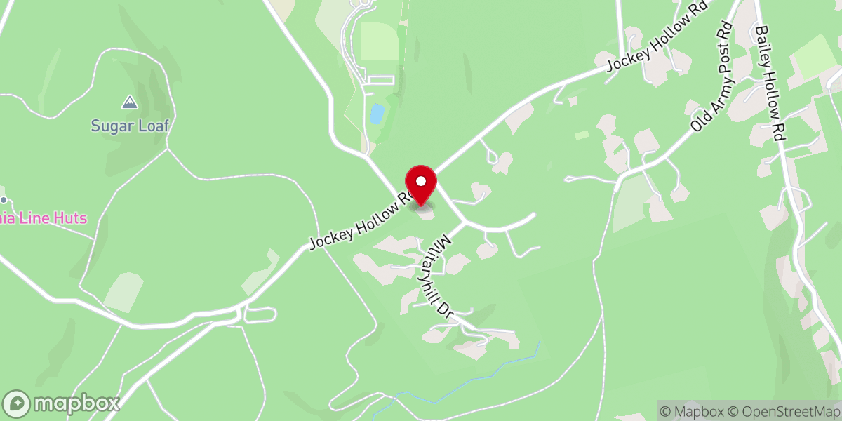Map showing location of Alianza el Buen Camino de Morristown NJ
