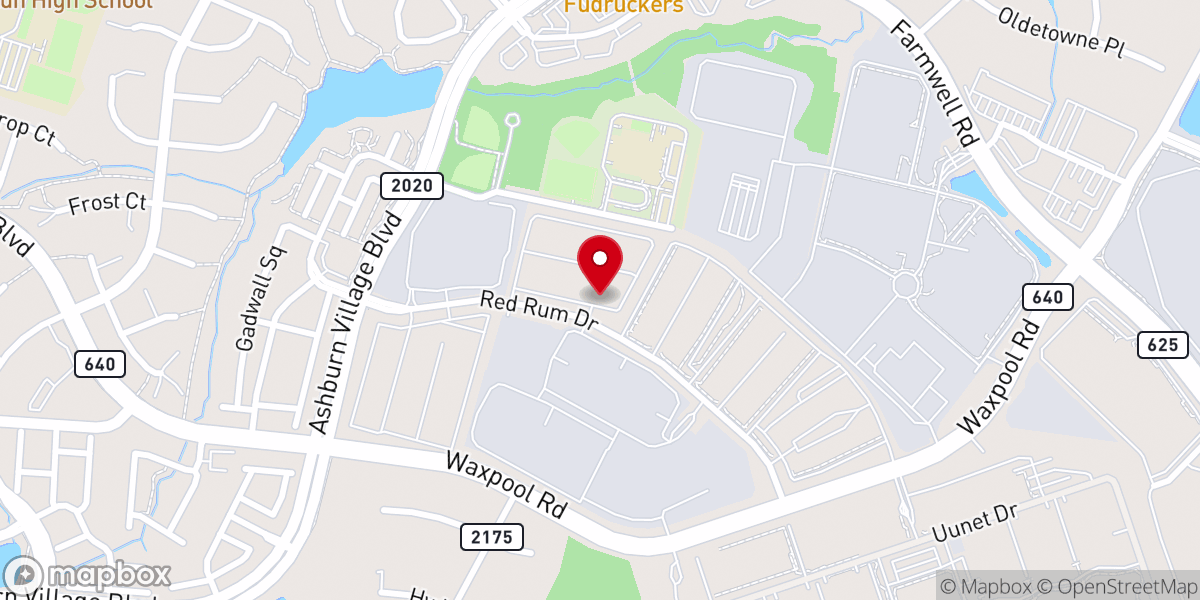 Map showing location of Acacia Church