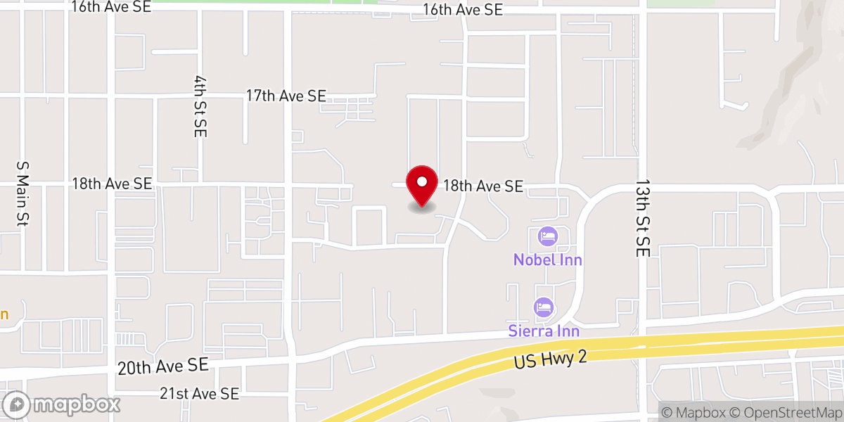 Map showing location of Zion Lutheran Church