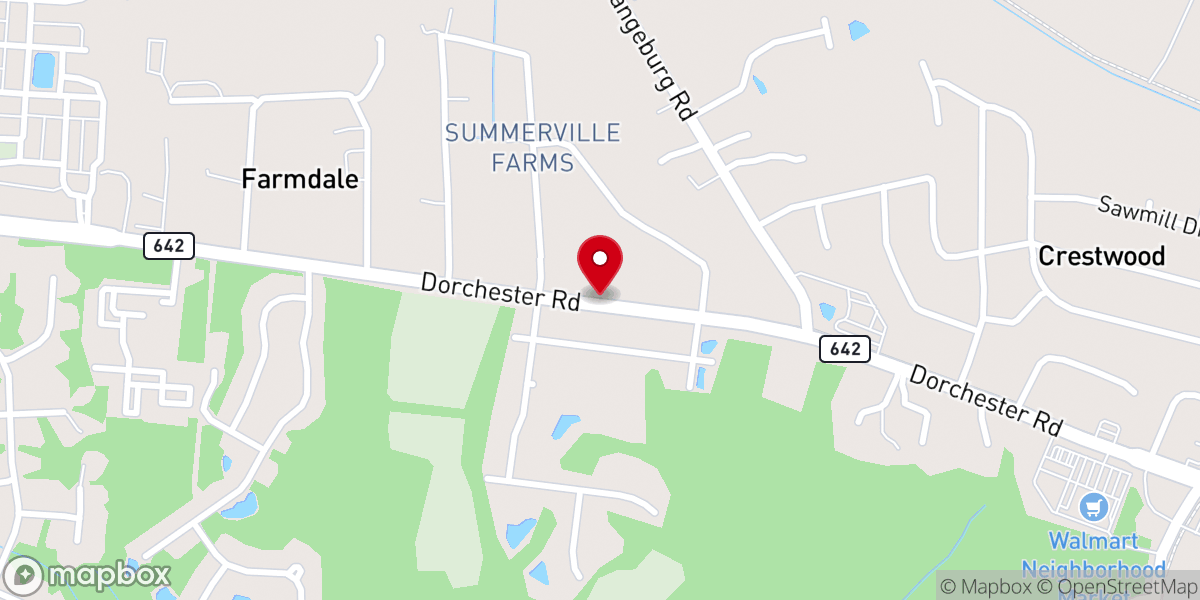 Map showing location of Oak Community Church (PCA)