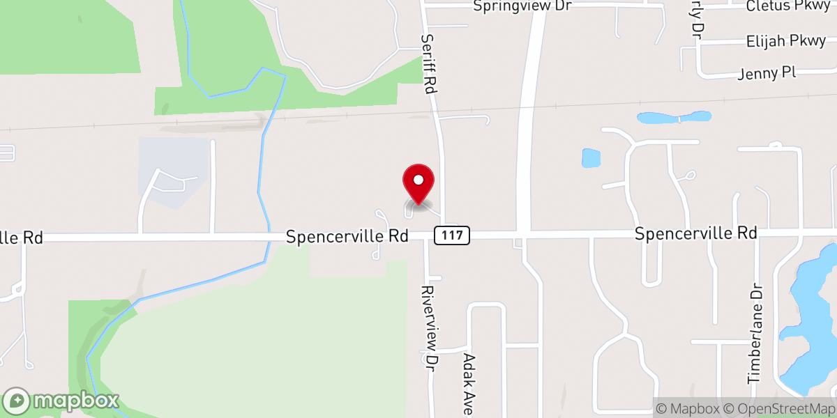 Map showing location of Bible Believers Church