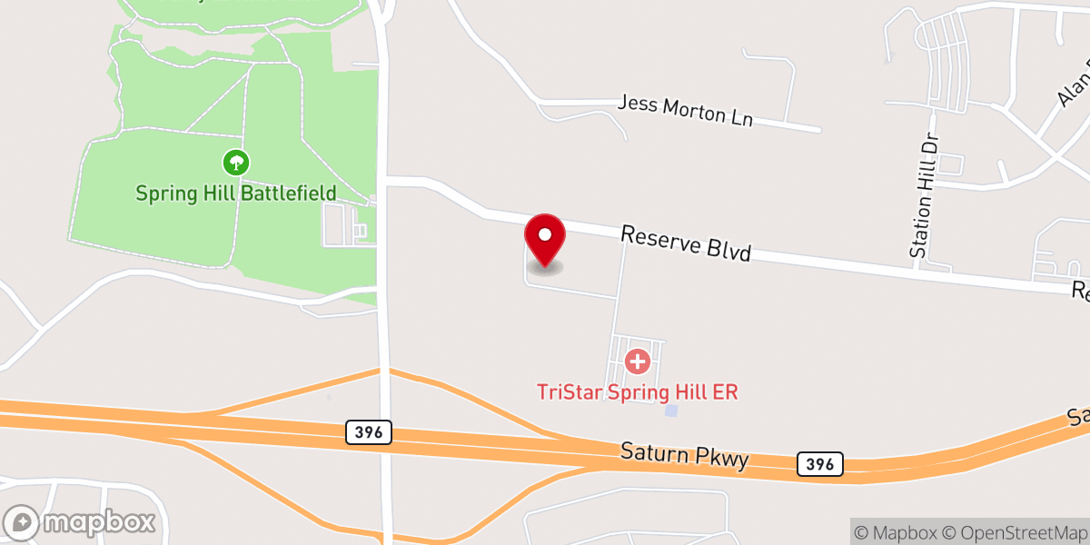 Map showing location of The AWAKEN House