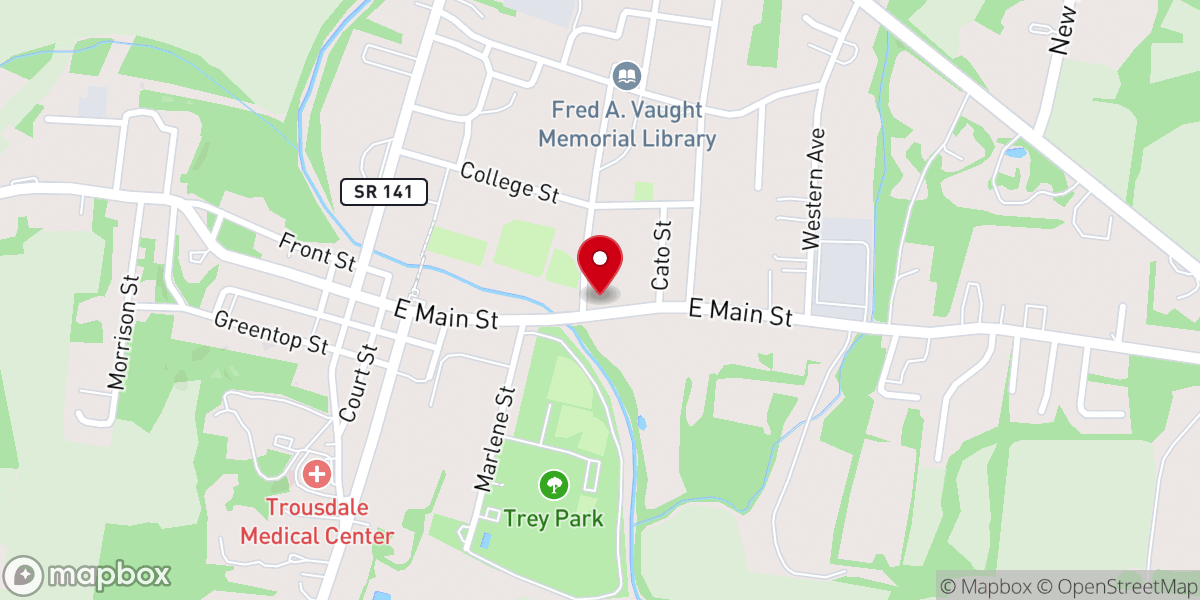 Map showing location of Sagrace Farms Florist
