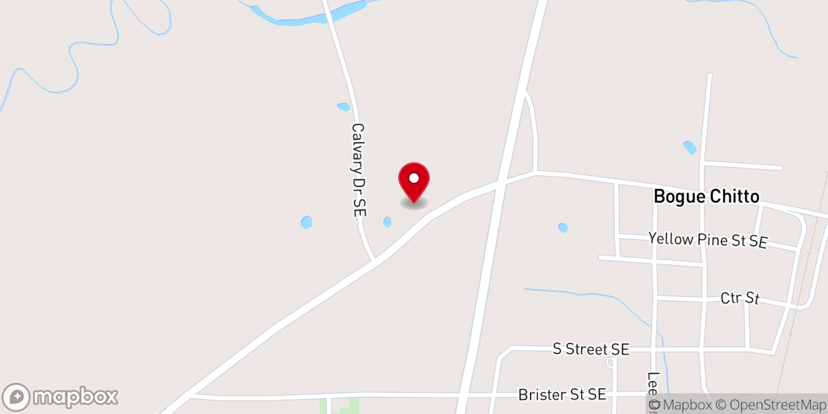 Map showing location of Mars Hill Community Church