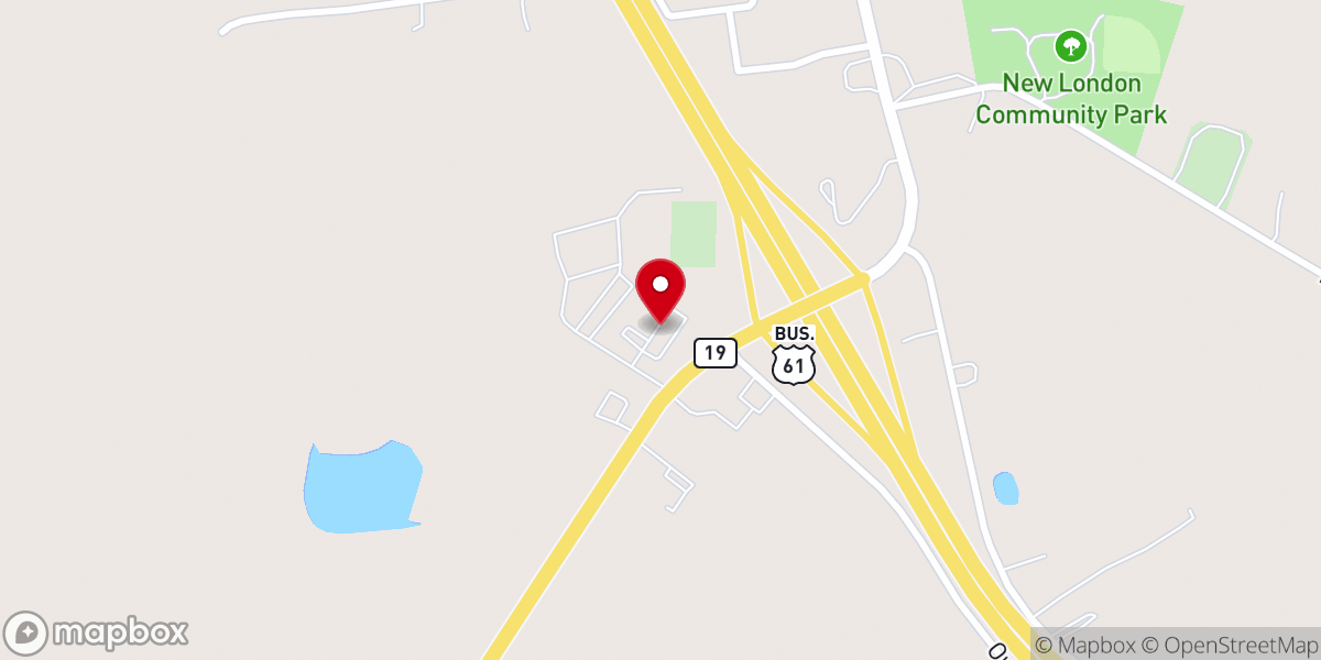 Map showing location of Love's Travel Stop