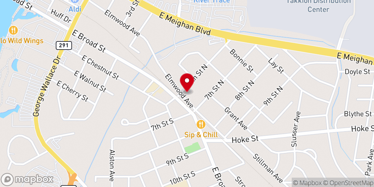 Map showing location of Deliverance Church Of East Gadsden