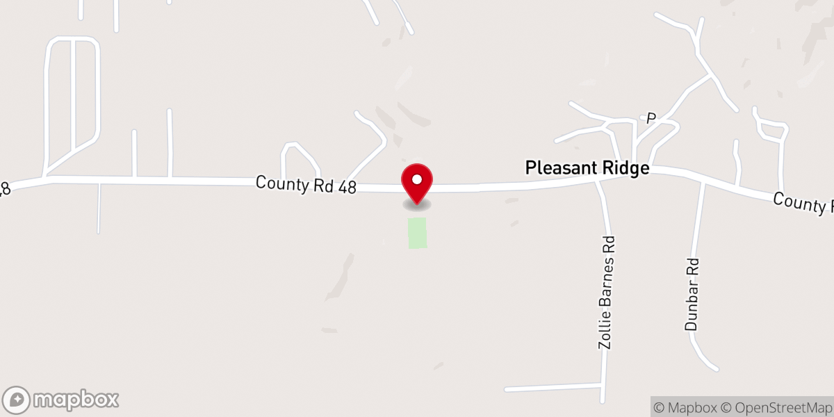 Map showing location of Friendship Missionary Baptist Church