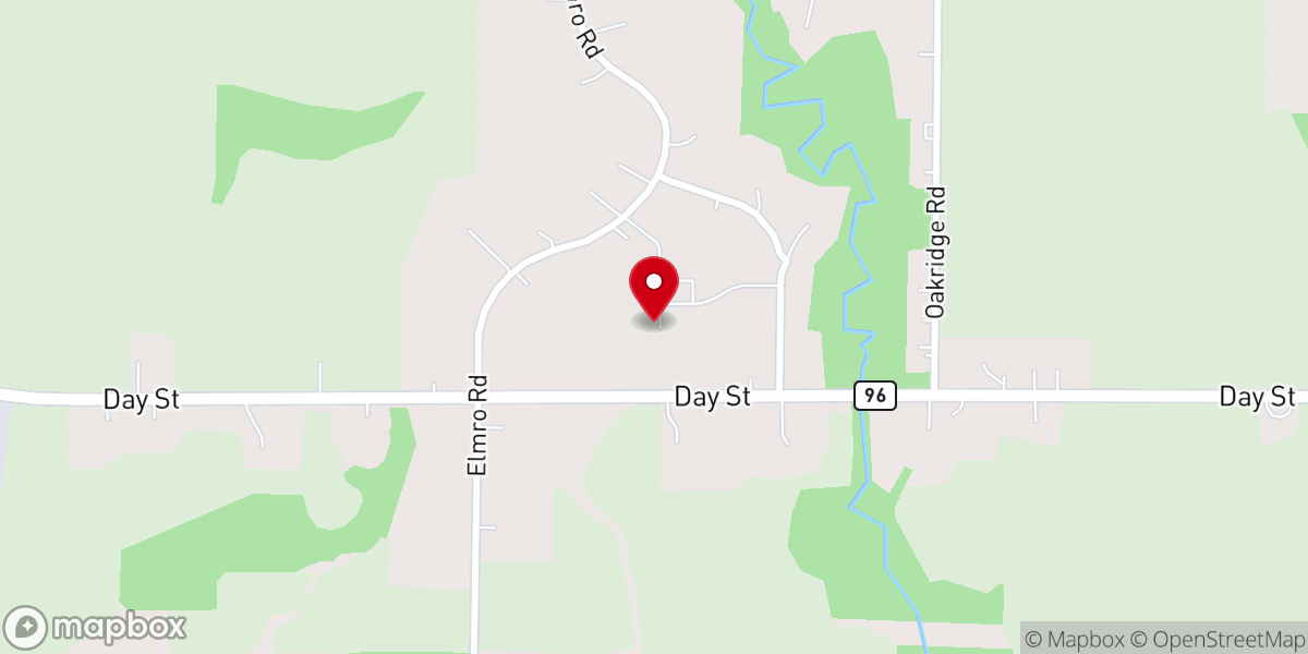 Map showing location of Alleluia Lutheran Church