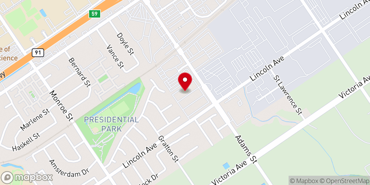 Map showing location of The Apostolic Church International - Riverside Assembly