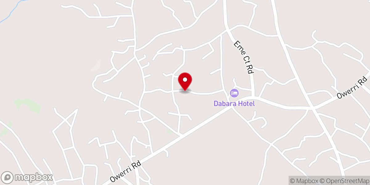 Map showing location of St. Mary's outstation