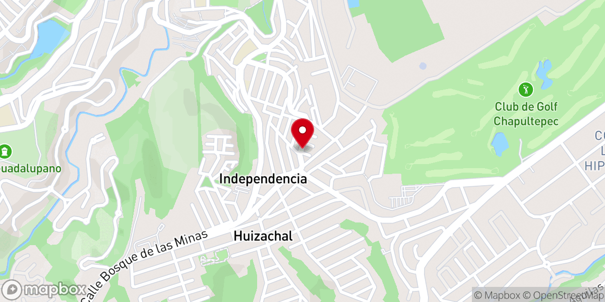Map showing location of Iglesia Cristiana CCTVA