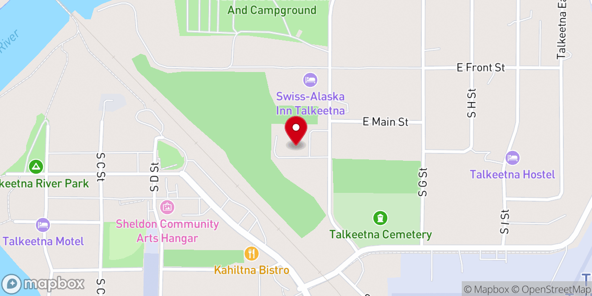 Map showing location of Saint Bernard Catholic Church