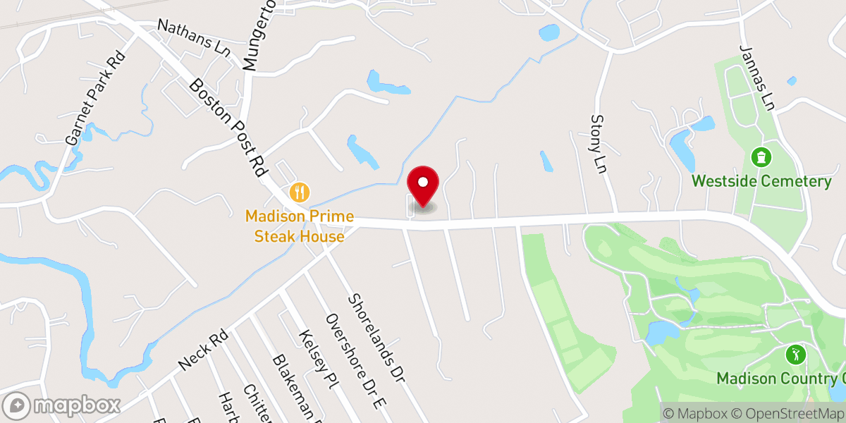 Map showing location of Shoreline Unitarian Universalist Society