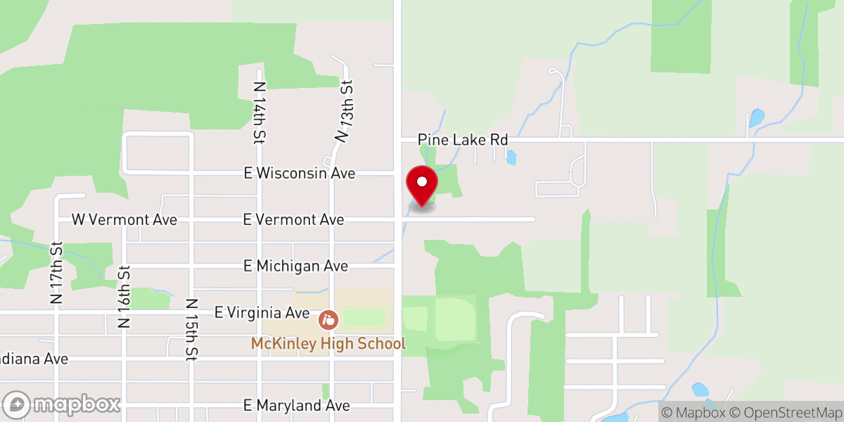 Map showing location of Church of Christ Tri County