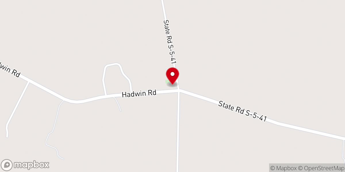 Map showing location of Orange Grove United Methodist