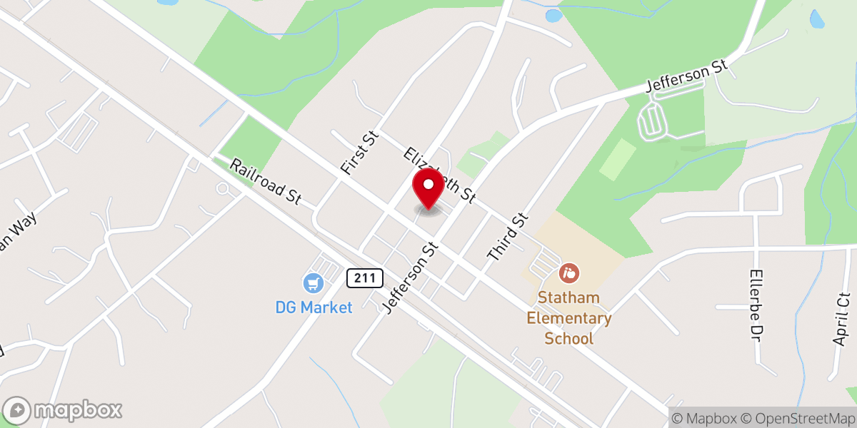 Map showing location of 1025 Church - Statham Campus