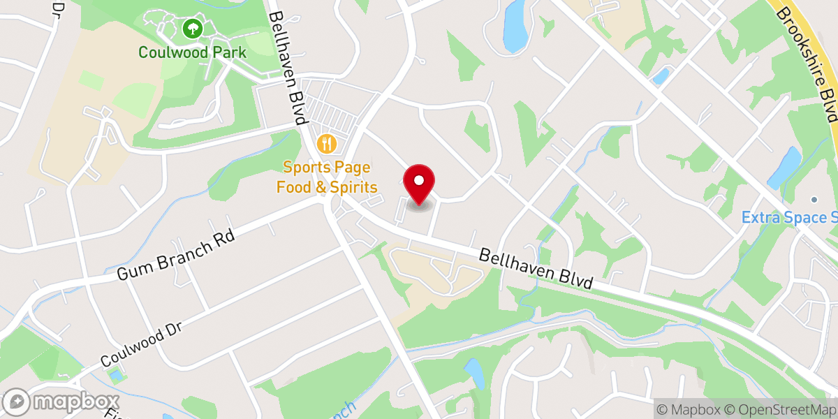 Map showing location of Christ UMC