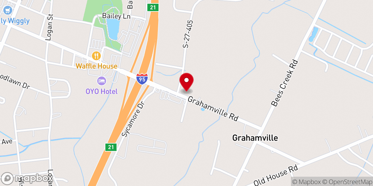 Map showing location of Ridgeland Seventh-day Adventist Church