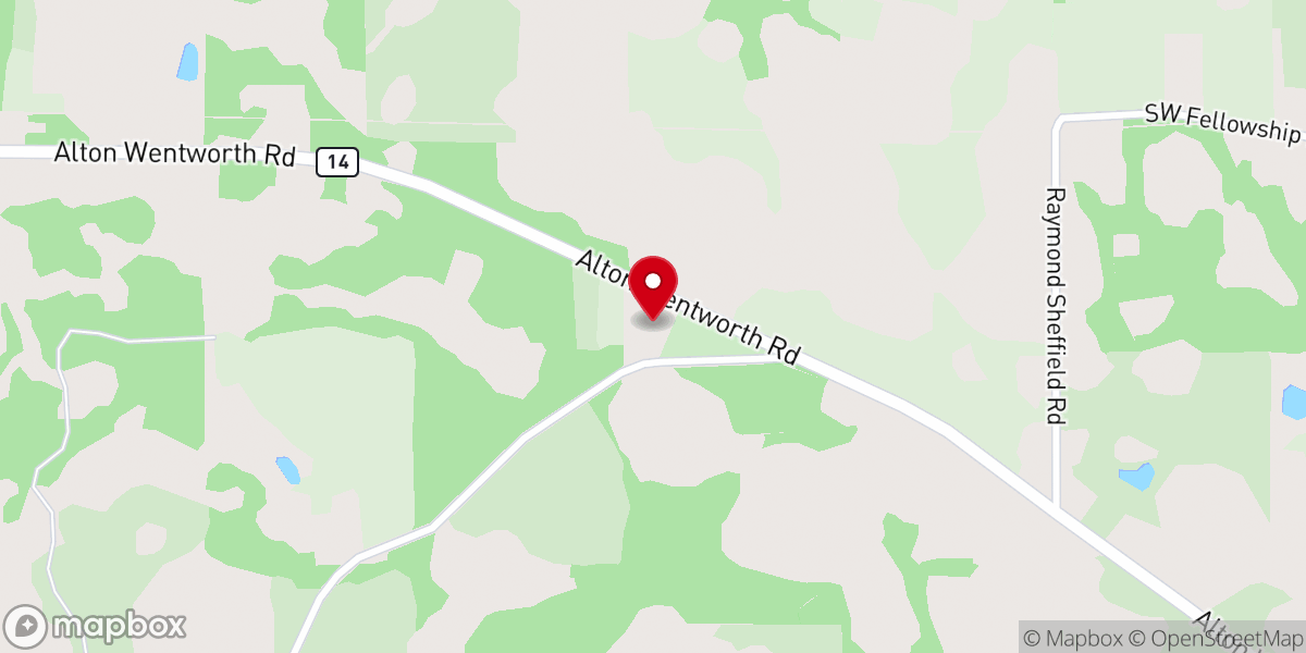 Map showing location of Pleasant Grove Church