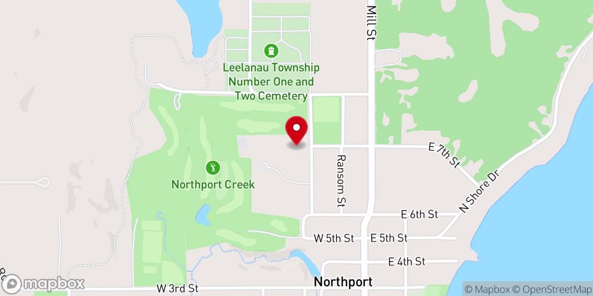 Map showing location of St Christopher's Episcopal Church