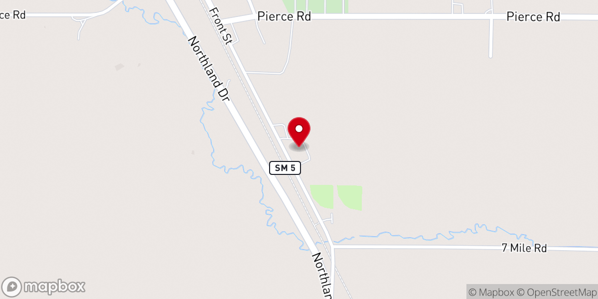 Map showing location of Fraternal Order of Eagles