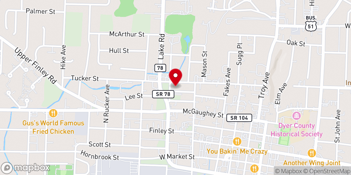 Map showing location of Church of the Holy Angels