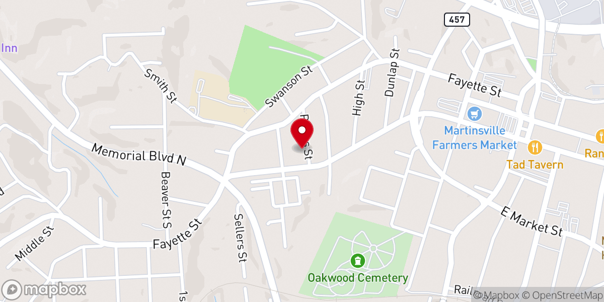 Map showing location of Mount Zion Holiness Apostolic Church