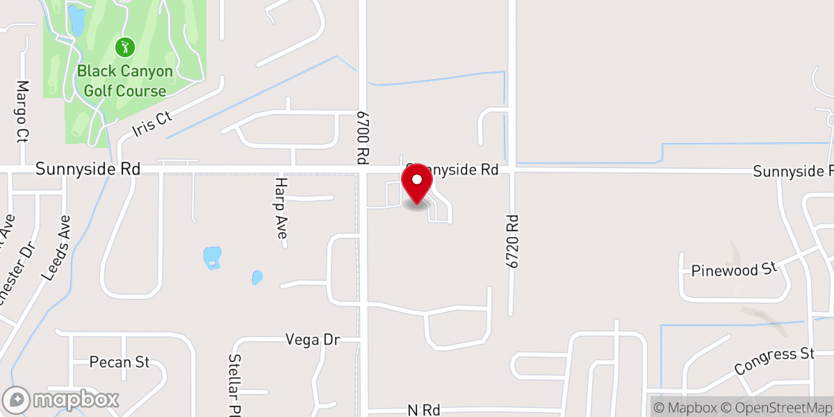 Map showing location of Montrose Church of Christ