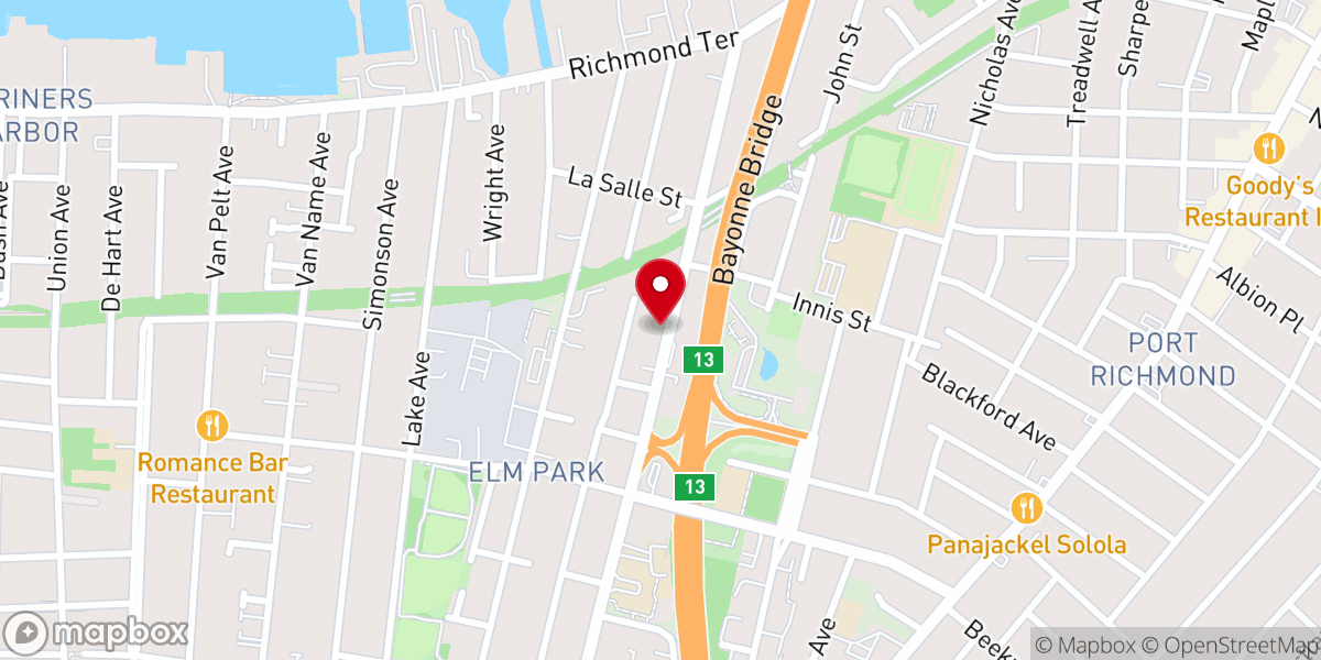 Map showing location of Savannah Chapels Inc