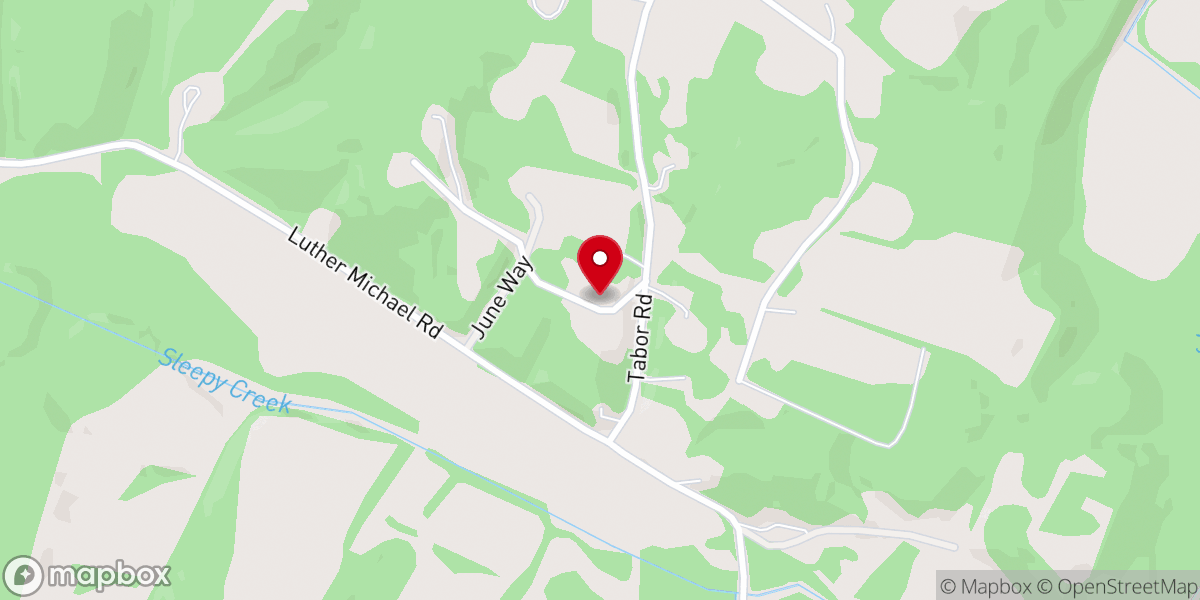 Map showing location of Faith in God Chapel