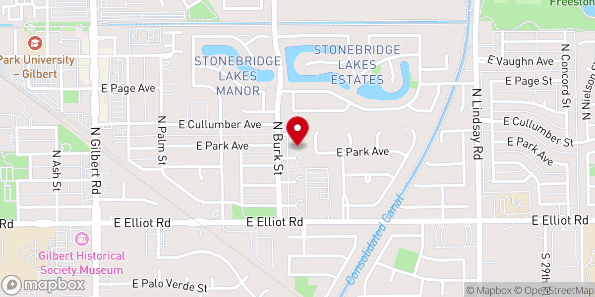 Map showing location of New Vision Christian Fellowship