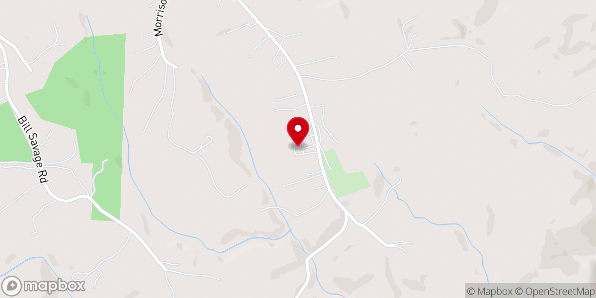 Map showing location of Skitts Mountain Baptist Church