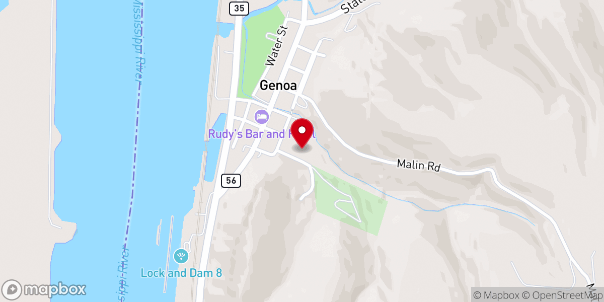 Map showing location of St Charles School