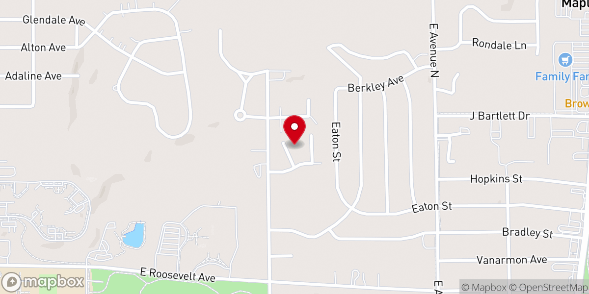 Map showing location of Davar Kingdom of God Battle Creek branch