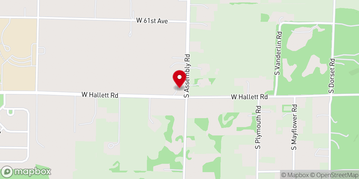 Map showing location of Windsor Baptist Church