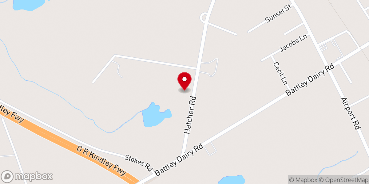 Map showing location of Faith Missionary Baptist Church