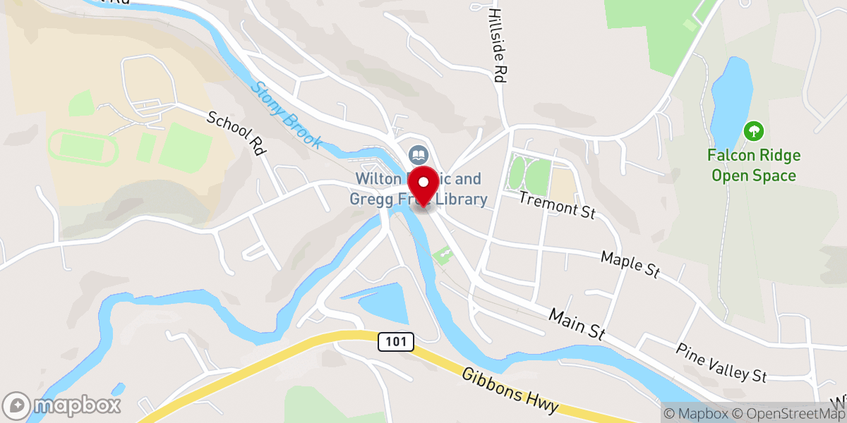 Map showing location of Country Baptist Church