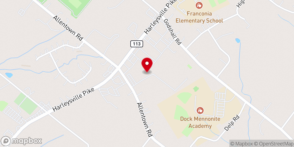 Map showing location of Freedom Community Church