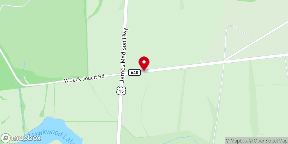 Map showing location of Green Springs National Historic Landmark District