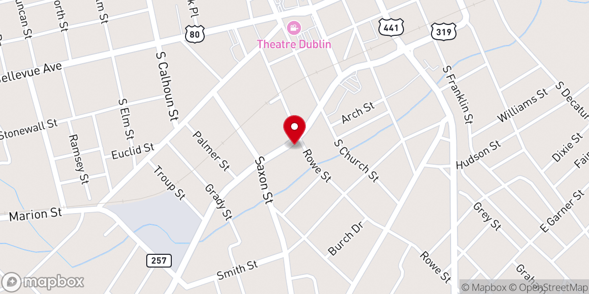 Map showing location of Wabash Church of God