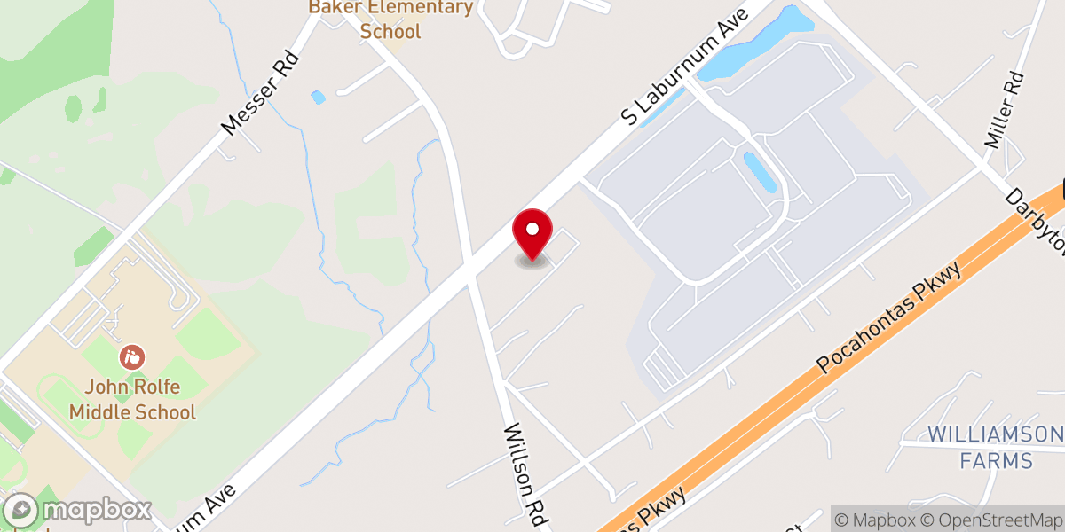 Map showing location of Speaking Spirit Ministries - Varina Campus