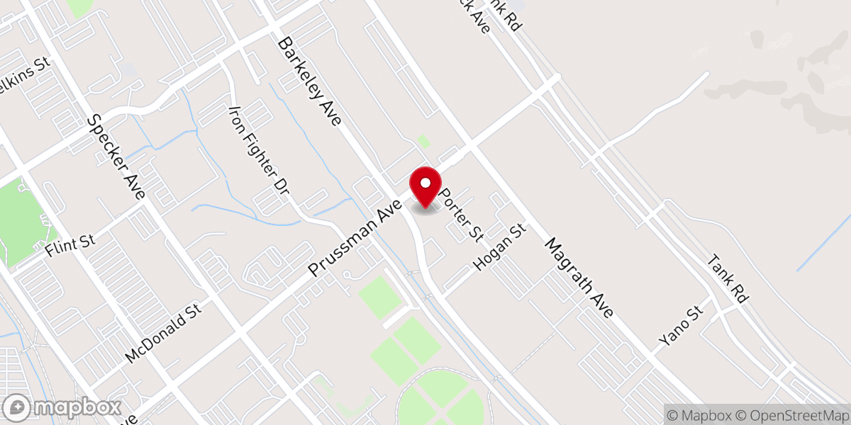 Map showing location of Prussman Chapel