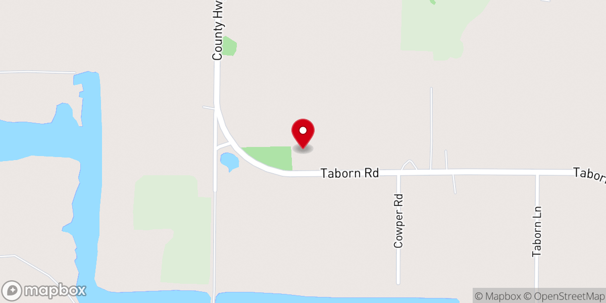 Map showing location of Lakeview Church