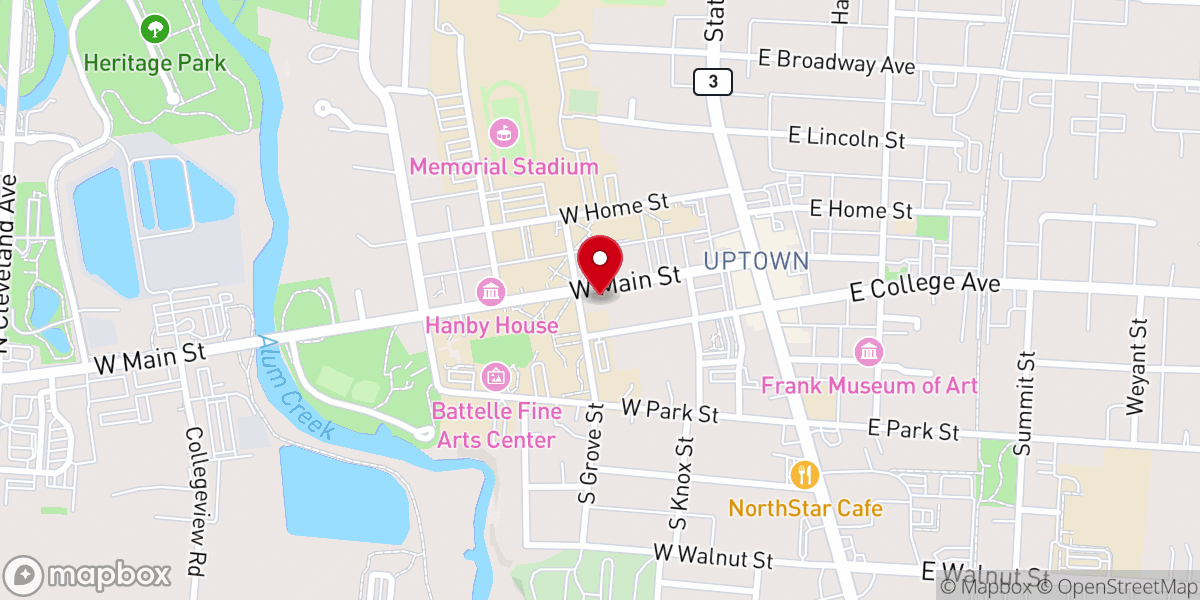 Map showing location of Church of the Master United Methodist