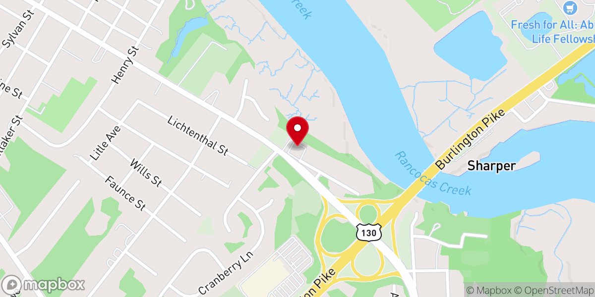 Map showing location of Knights of Columbus 1436