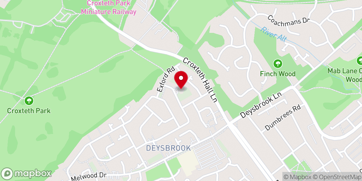 Map showing location of St Timothy's RC Church