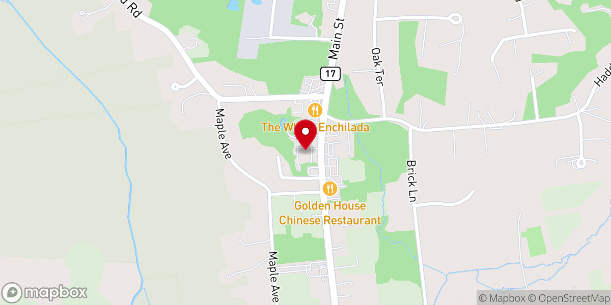 Map showing location of Rock of Refuge Church